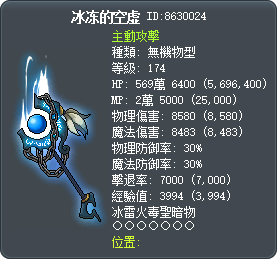 Frozen Vanity Tooltip
