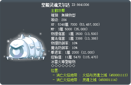 坚毅灵魂艾尔达 Tooltip