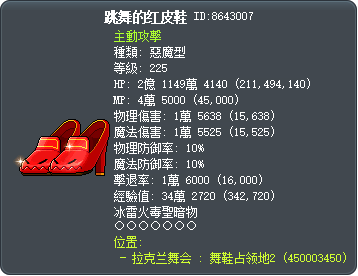 跳舞的红皮鞋 Tooltip