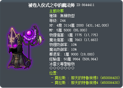 被卷入仪式之中的魔法师 Tooltip
