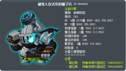 被卷入仪式中的锤子兵 Tooltip