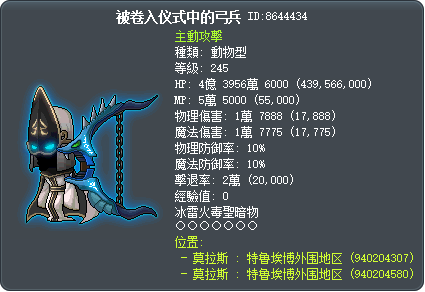 被卷入仪式中的弓兵 Tooltip