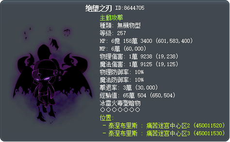 绝望之刃 Tooltip