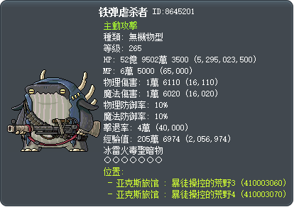 铁弹虐杀者 Tooltip