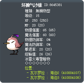 坏脾气沙锥 Tooltip