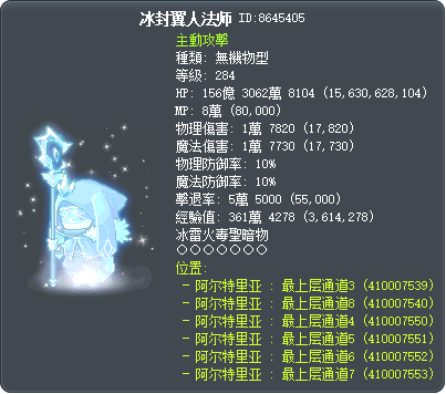 冰封翼人法师 Tooltip