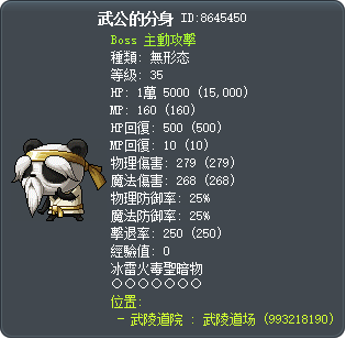 武公的替身 Tooltip