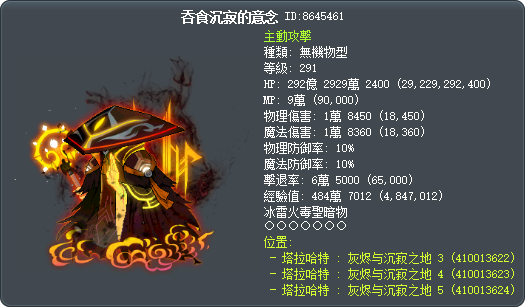 吞食沉寂的意念 Tooltip