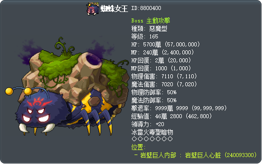 蜘蛛女王 Tooltip