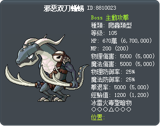 邪恶双刀蜥蜴 Tooltip