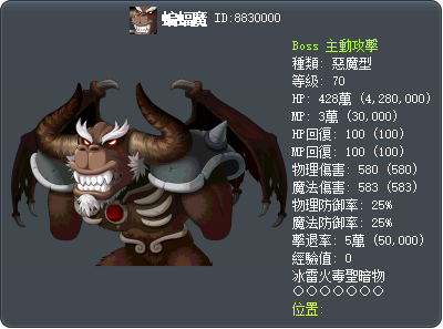 蝙蝠魔 Tooltip