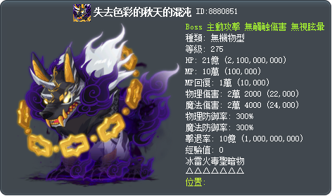 失去色彩的秋天的混沌 Tooltip