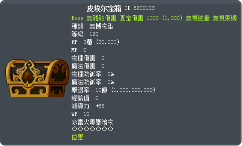 皮埃尔宝箱 Tooltip