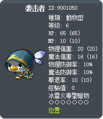 襲擊者 Tooltip