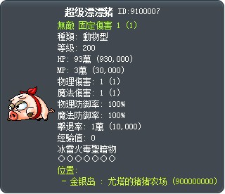 超級緞帶肥肥 Tooltip