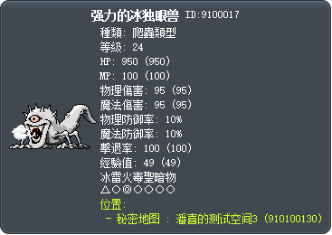 Powerful Cold Eye Tooltip