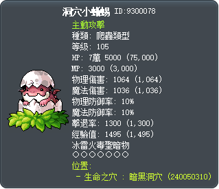 洞穴小蜥蜴 Tooltip