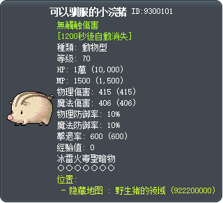 可以驯服的小浣猪 Tooltip