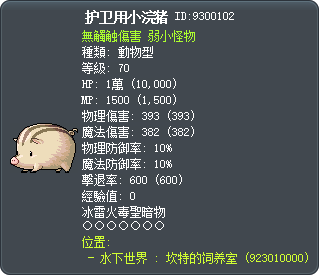 护卫用小浣猪 Tooltip