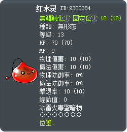 红水灵 Tooltip
