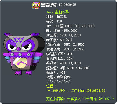 黑暗提莫 Tooltip