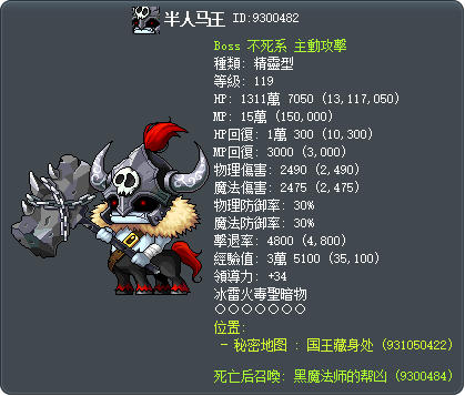 半人马王 Tooltip