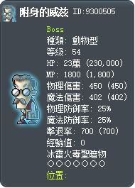 附身的威兹 Tooltip