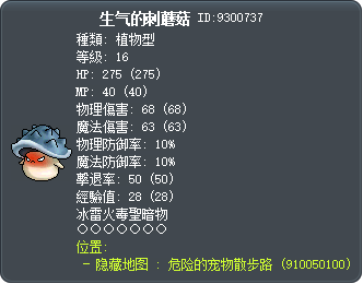 生气的刺蘑菇 Tooltip