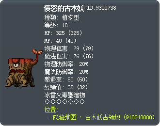 憤怒的發芽木妖 Tooltip