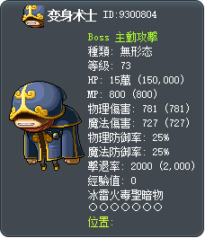 Master of Disguise Tooltip