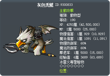 灰色秃鹫 Tooltip