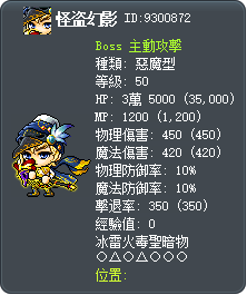 怪盗幻影 Tooltip