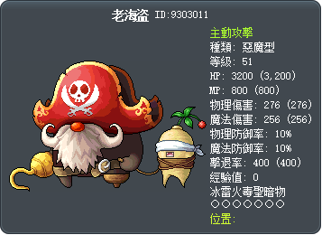 老海盗 Tooltip