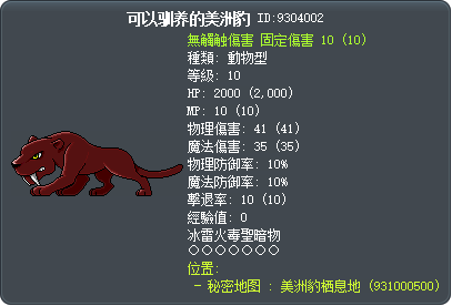 Tamable Jaguar Tooltip
