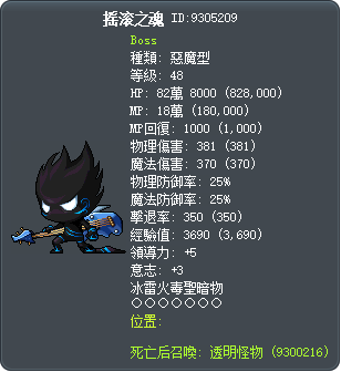 摇滚之魂 Tooltip