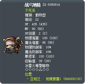战弓地精 Tooltip