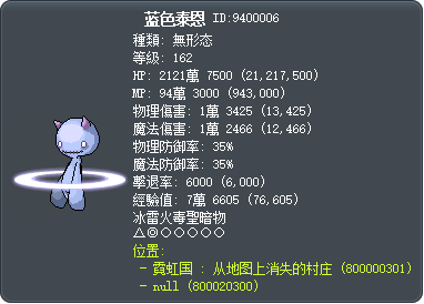 蓝色泰恩 Tooltip