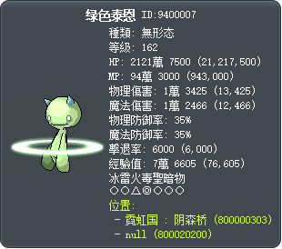 绿色泰恩 Tooltip