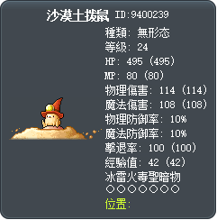 沙漠土拨鼠 Tooltip