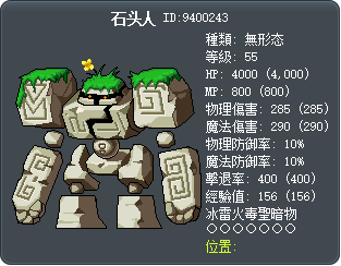 石头人 Tooltip