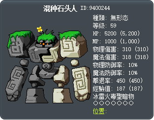 混种石头人 Tooltip