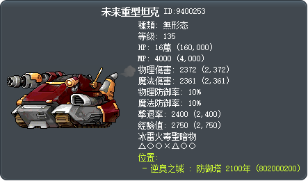未来重型坦克 Tooltip