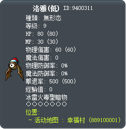 洛雅(低) Tooltip