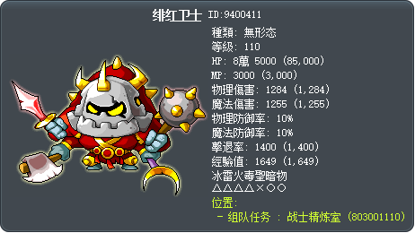绯红卫士 Tooltip