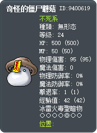 奇怪的僵尸蘑菇 Tooltip