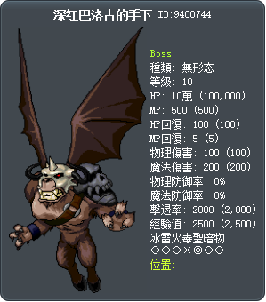 深红巴洛古的手下 Tooltip