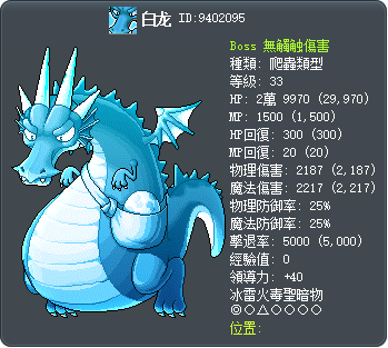 白龙 Tooltip
