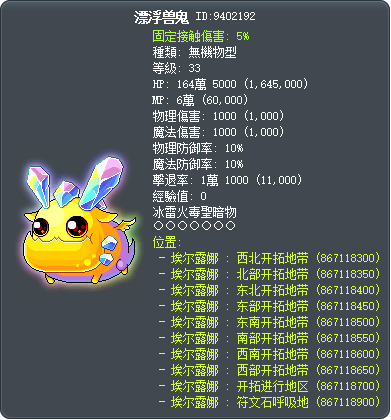 漂浮兽鬼 Tooltip