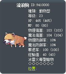 流浪狗 Tooltip
