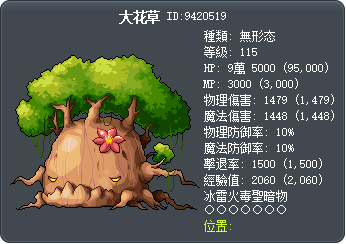 大花草 Tooltip